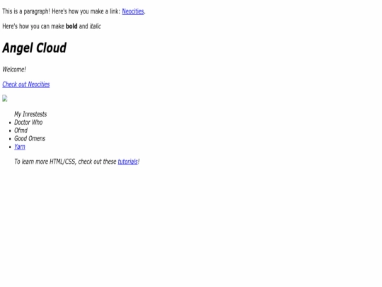 index screenshot