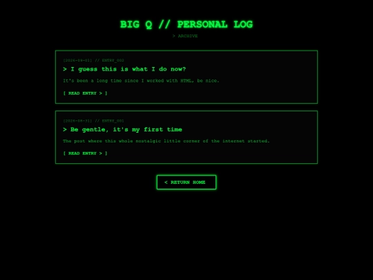 blog screenshot