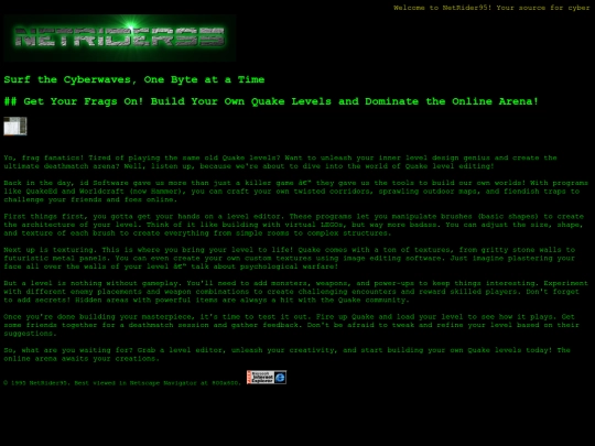 create-your-own-quake-levels screenshot