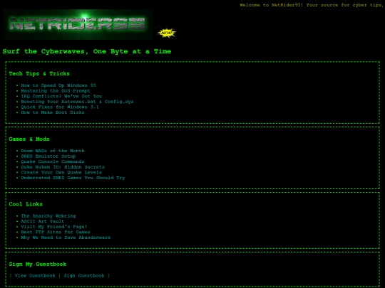 index screenshot