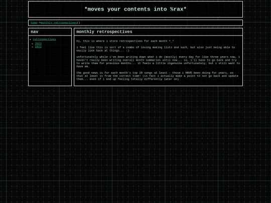 monthly_retrospectives screenshot