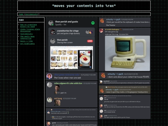 testimonials screenshot
