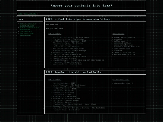 year_reviews screenshot