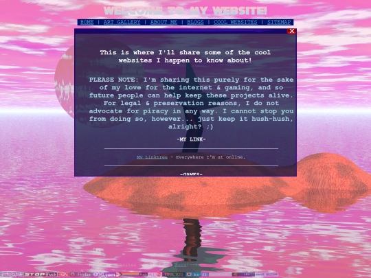 links to other sites/links screenshot