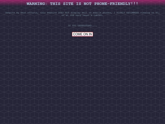 warning screenshot