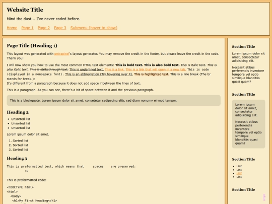index screenshot