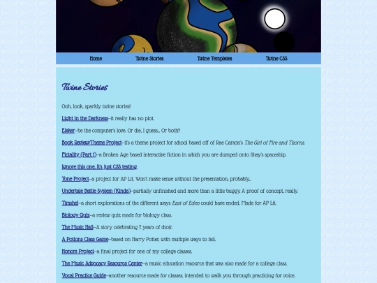 twinemainpage screenshot