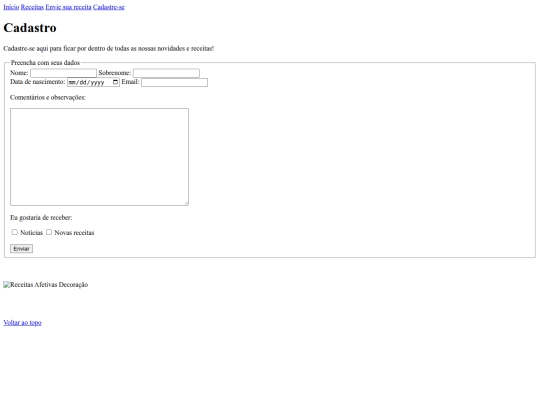 cadastro screenshot