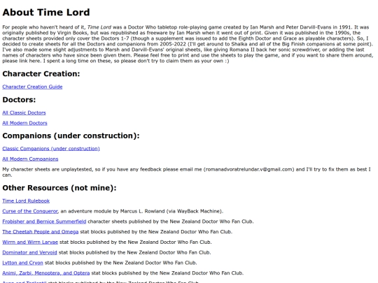timelord screenshot