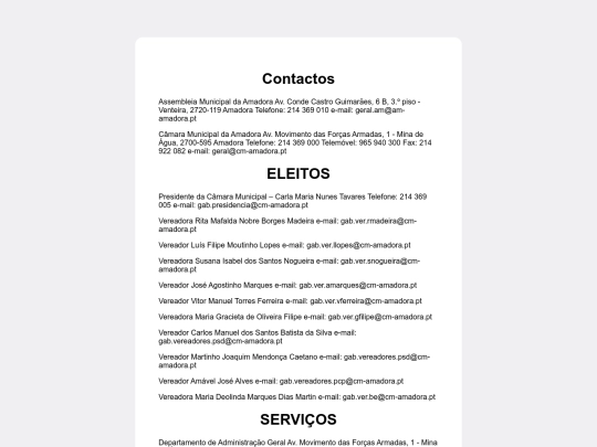 152/contactos screenshot