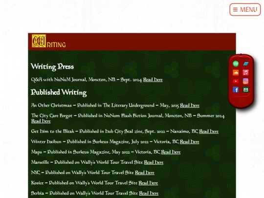 writing screenshot