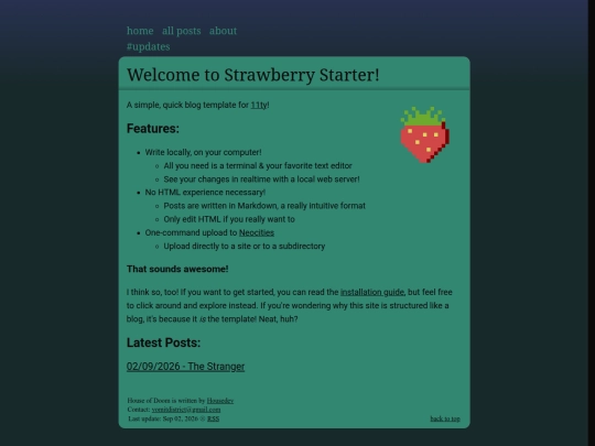 blog screenshot