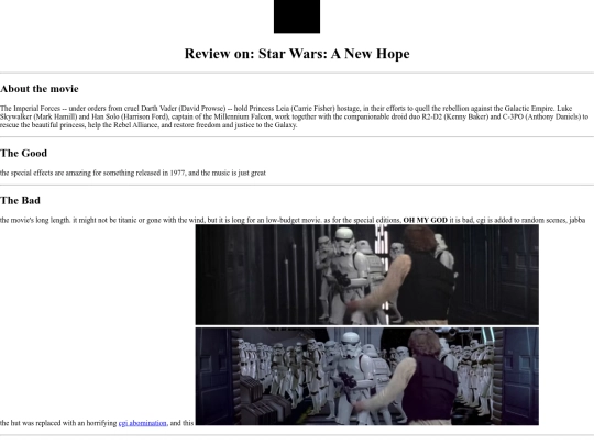 reviews/newhope screenshot