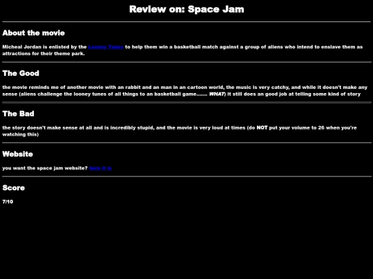 reviews/spacejam screenshot