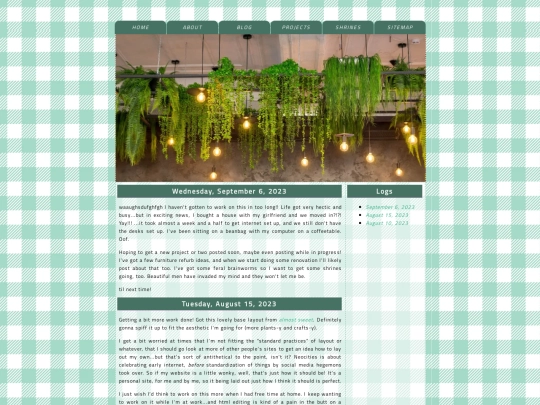 blog screenshot