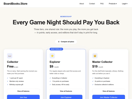 BoardBooks/memberships screenshot