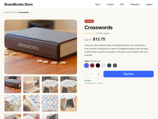 BoardBooks/products/crosswords screenshot