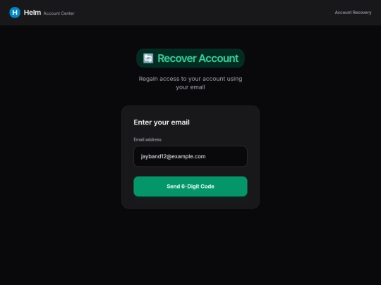 account-dashboard/profile/account-center/pages/recover-account screenshot