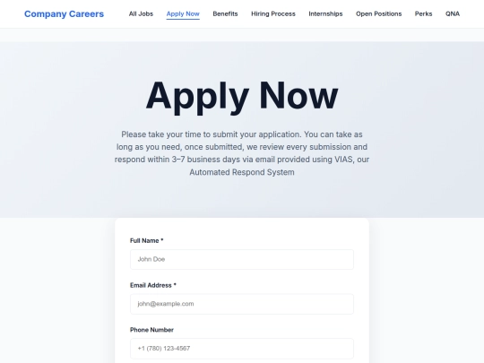 careers/apply-now screenshot