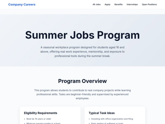 careers/other-type=jobs/summer-jobs screenshot