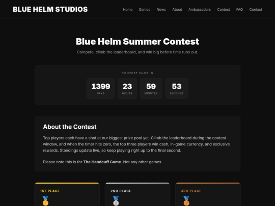 contests screenshot