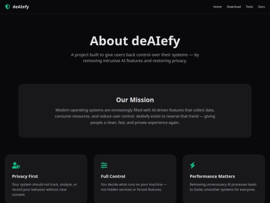 deAIify/about screenshot