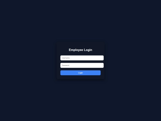 employee-dashboard/?logins/logout screenshot
