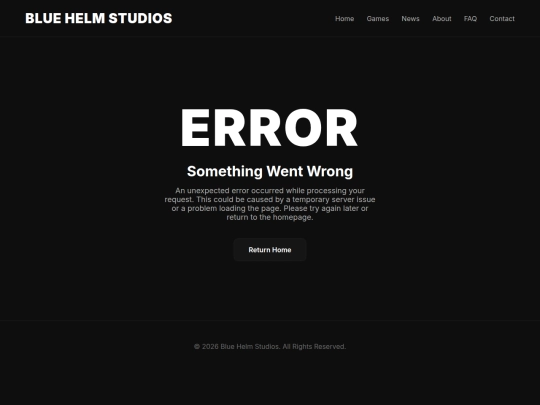 error screenshot
