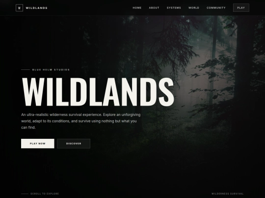 games/WILDLANDS/home screenshot