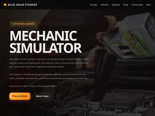games/mechanic-simulator/home screenshot