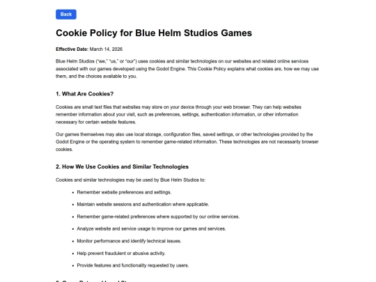 games/storage_hunters/legal/cookies screenshot