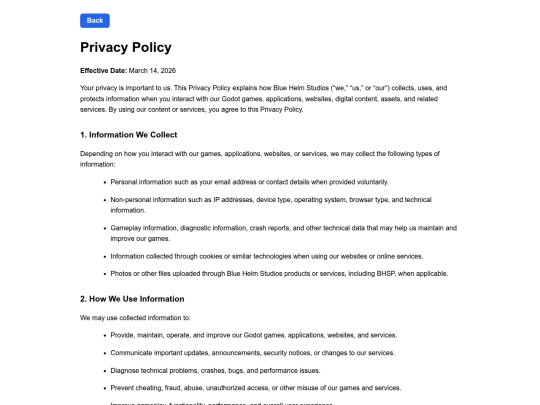 games/storage_hunters/legal/privacy screenshot
