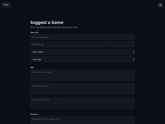 games/suggest-a-game screenshot