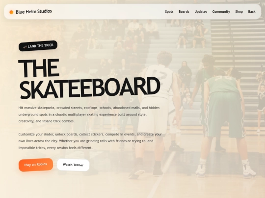 games/the-skatepark/home screenshot