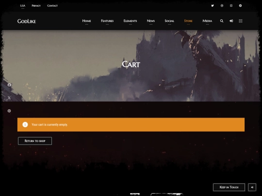 godlike/cart screenshot