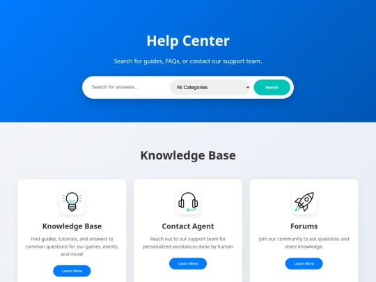 help/help-knowledgebase screenshot