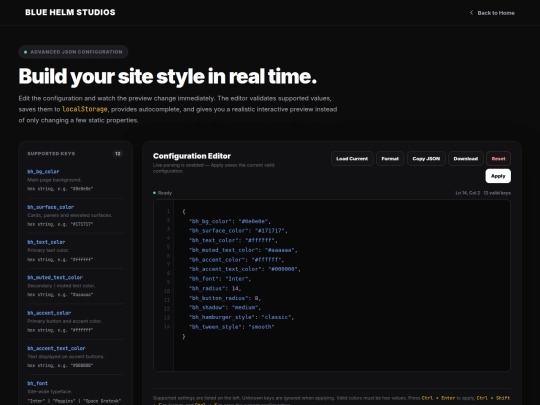 json-editor screenshot