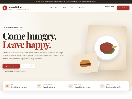 kasualdiner/en-ca screenshot