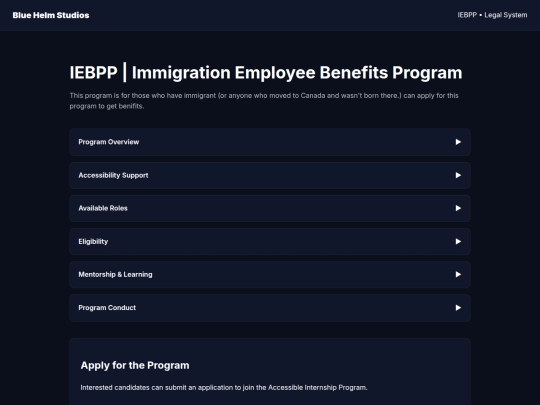 legal/conduct/employees/IEBPP screenshot