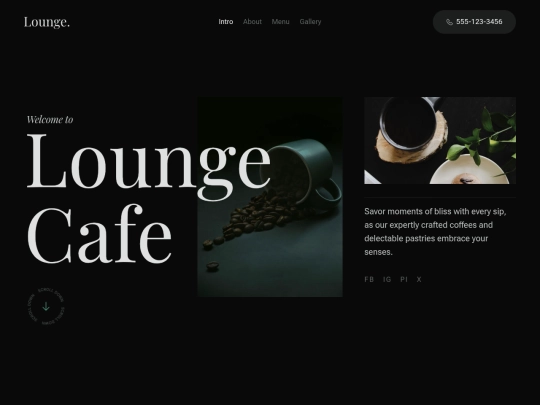 lounge-cafe screenshot