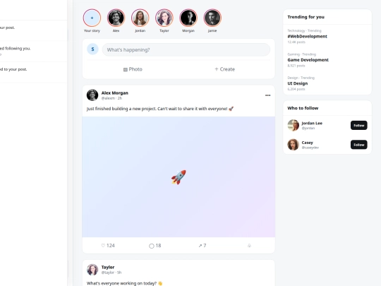 mobileLook/Socialmedia/social_home-2 screenshot