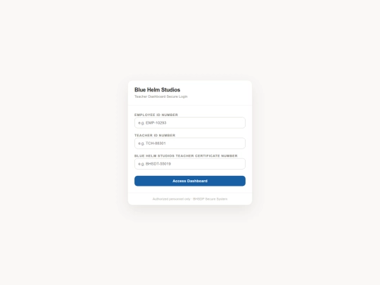 subdomains/dashboard/teacher/login screenshot