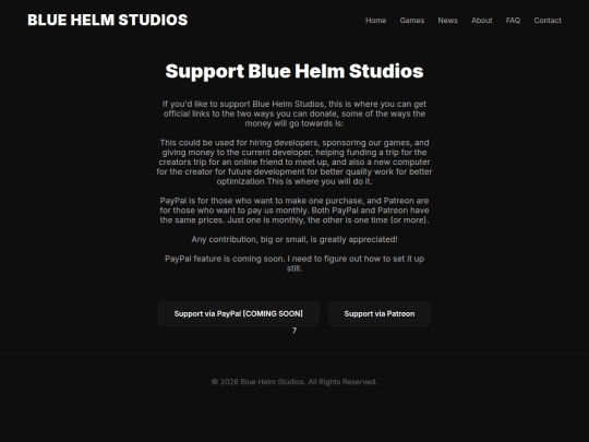 supporter screenshot