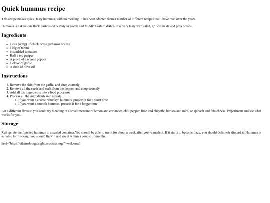formating screenshot
