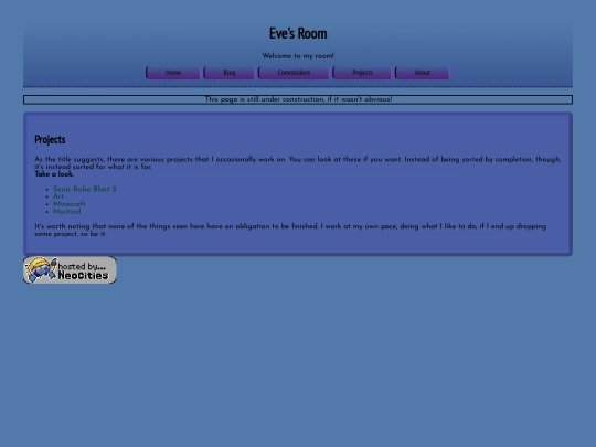 projects screenshot