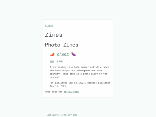 zines screenshot