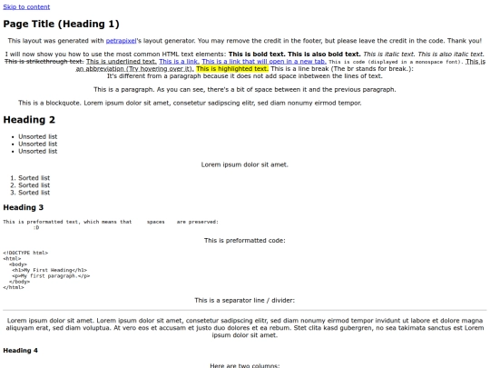index screenshot