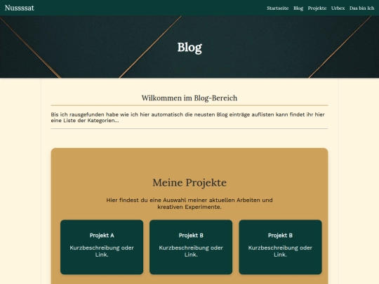 Blog screenshot