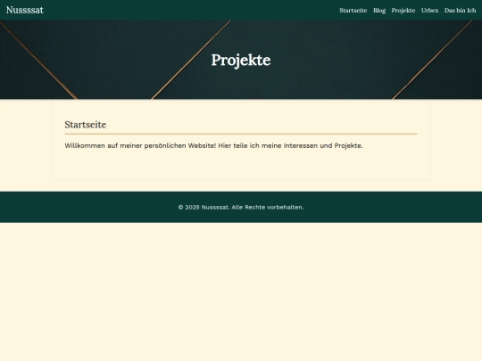 Projekte screenshot