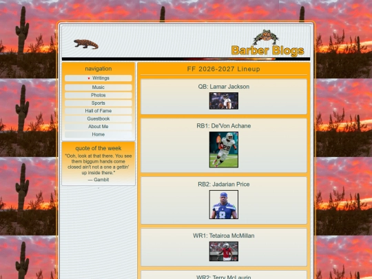 lineup screenshot